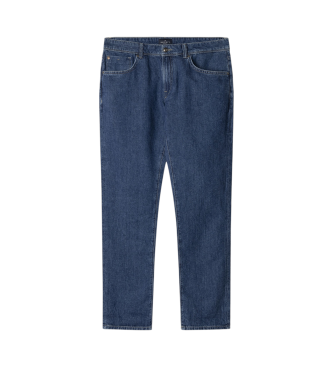 Hackett London Jeans Cot Linen Denim azul