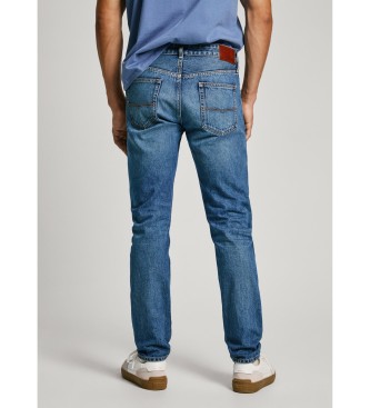 Pepe Jeans Blauwe taps toelopende jeans