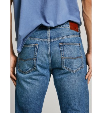 Pepe Jeans Blauwe taps toelopende jeans