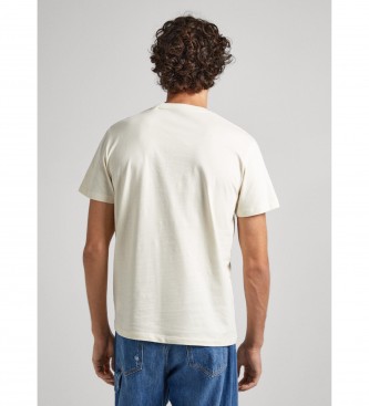Pepe Jeans T-shirt Keegan blanc