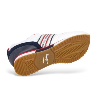 Pepe Jeans Dublin trningssko i halvlder, hvide
