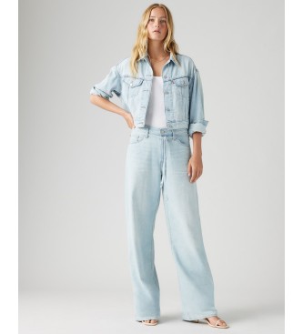 Levi's Jeansy XL Straight Linen+ Denim niebieskie