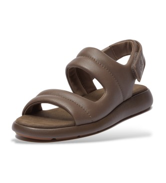 Timberland Skórzane sandały Belmar Waves brązowe