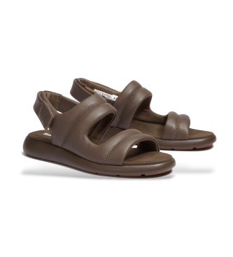 Timberland Skórzane sandały Belmar Waves brązowe