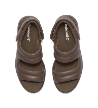 Timberland Skórzane sandały Belmar Waves brązowe