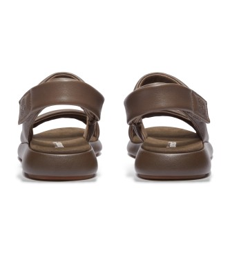 Timberland Skórzane sandały Belmar Waves brązowe