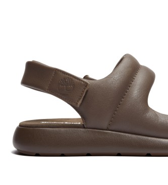 Timberland Skórzane sandały Belmar Waves brązowe