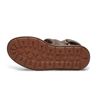 Timberland Skórzane sandały Belmar Waves brązowe