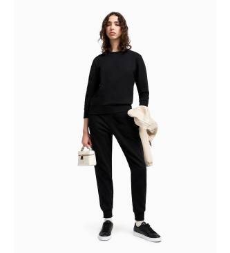 Armani Exchange Elasticated waist trousers black