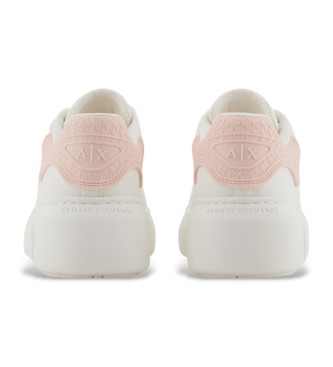 Armani Exchange Sapatilhas com logtipo branco