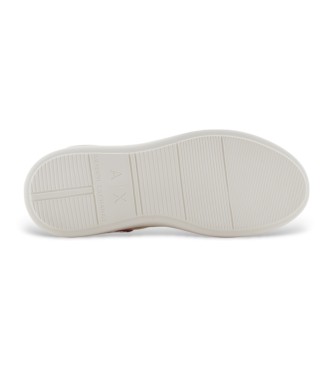 Armani Exchange Sapatilhas com logtipo branco