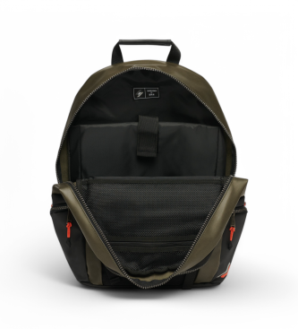 Superdry Mochila de lona con bordado verde