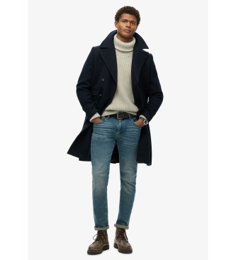 Superdry Merchant Coat marinblå