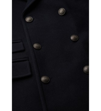 Superdry Merchant Coat marinblå