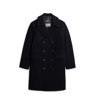 Superdry Merchant Coat marinblå