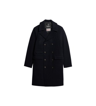Superdry Merchant Coat marinblå