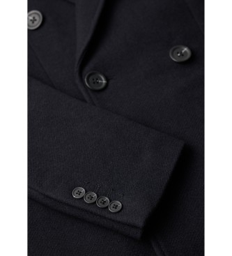 Superdry Granatowy płaszcz Town Merchant Store