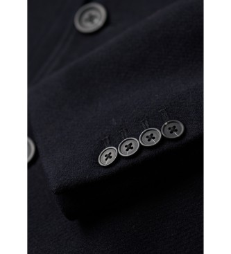 Superdry Granatowy płaszcz Town Merchant Store