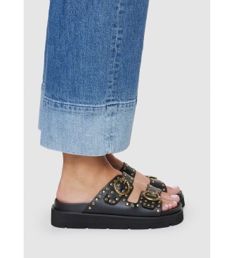 Pepe Jeans Pola Buckle Sandals black