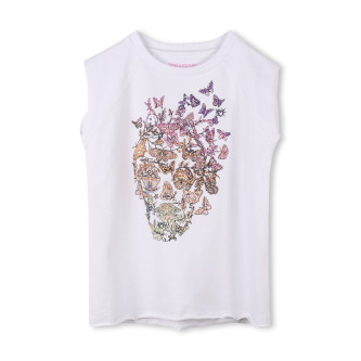 Zadig & Voltaire Mouwloos T-shirt wit