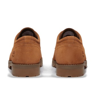 Timberland Britton Square brown lace up leather shoes