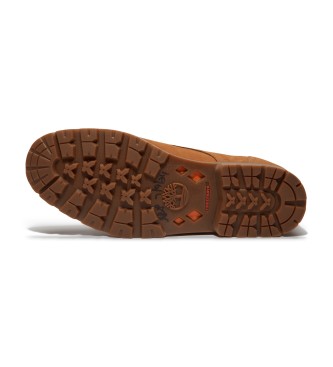 Timberland Britton Square brown lace up leather shoes