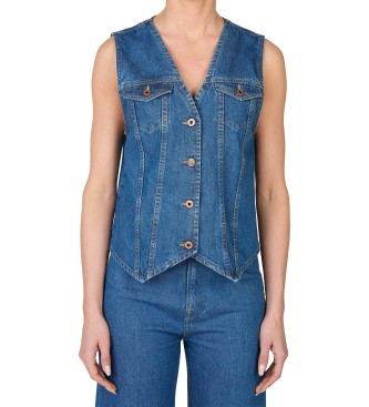 Pepe Jeans Maeve waistcoat blue
