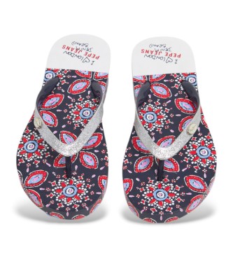 Pepe Jeans Flip flops Dorset Print navy