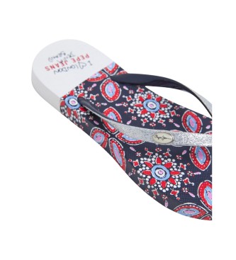 Pepe Jeans Flip flops Dorset Print navy