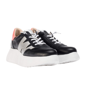 Wonders Usnjene športne copate Roma 25 black