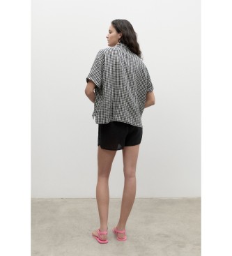 ECOALF Melaniaalf Chemise Vichy noire
