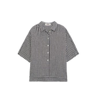 ECOALF Melaniaalf Chemise Vichy noire
