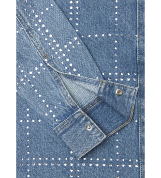 Pepe Jeans Overshirt Glitter blue