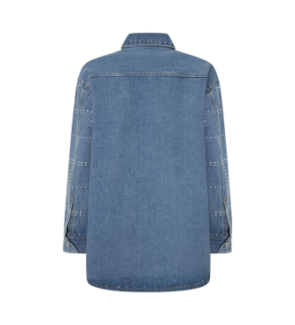 Pepe Jeans Overshirt Glitter blue