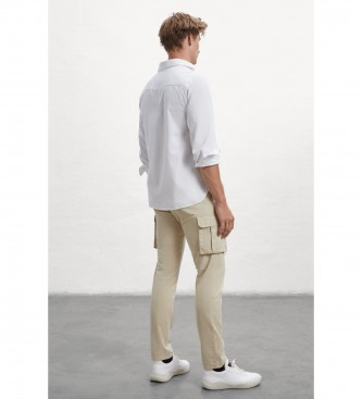 ECOALF Geri beige trousers