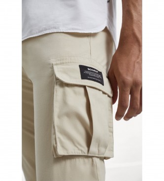 ECOALF Geri beige trousers