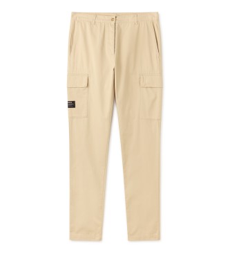 ECOALF Geri beige trousers