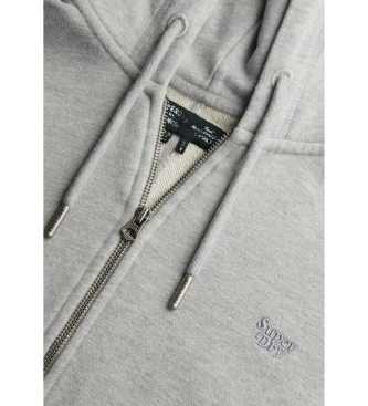 Superdry Felpa con zip Studios in grigio