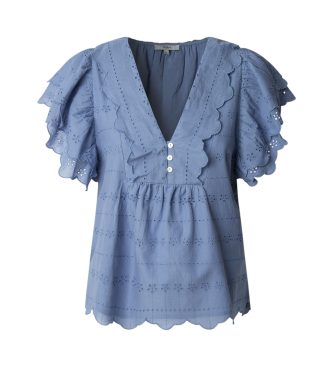 Pepe Jeans camicetta blu da donna
