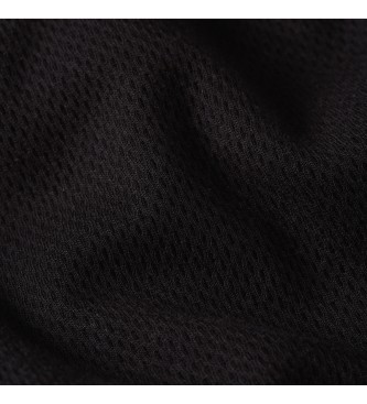 G-Star T-shirt Slim com fecho assimtrico preto