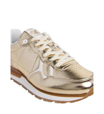 Pepe Jeans Sneakers Brit Gold