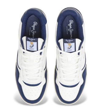 Pepe Jeans Sneakers Chester Ivy in pelle bianca