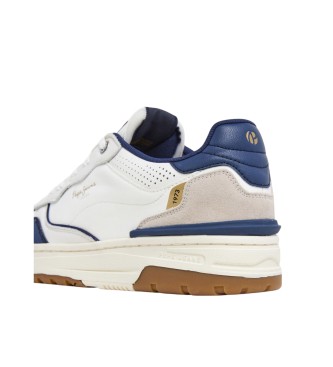 Pepe Jeans Sneakers Chester Ivy in pelle bianca