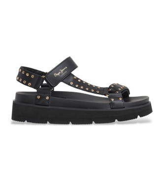 Pepe Jeans Sandales en mtal Pola noir