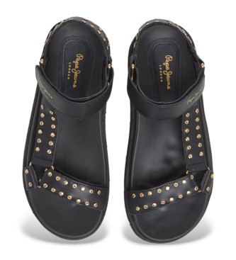 Pepe Jeans Sandales en mtal Pola noir