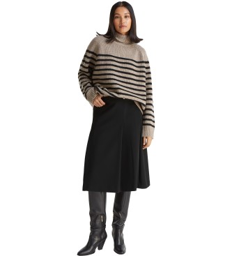 Tommy Hilfiger Klobiger Pullover in Taupe