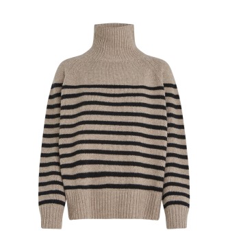 Tommy Hilfiger Klobiger Pullover in Taupe