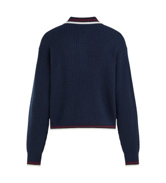 Tommy Hilfiger Polo blu navy Cash