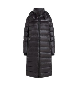 Tommy Hilfiger Gloss Maxi Coat svart