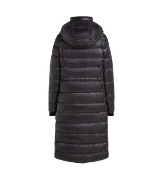 Tommy Hilfiger Gloss Maxi Coat svart